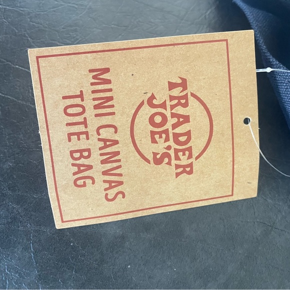 Trader Joe's Mini Canvas Tote Bag - Picture 3 of 3